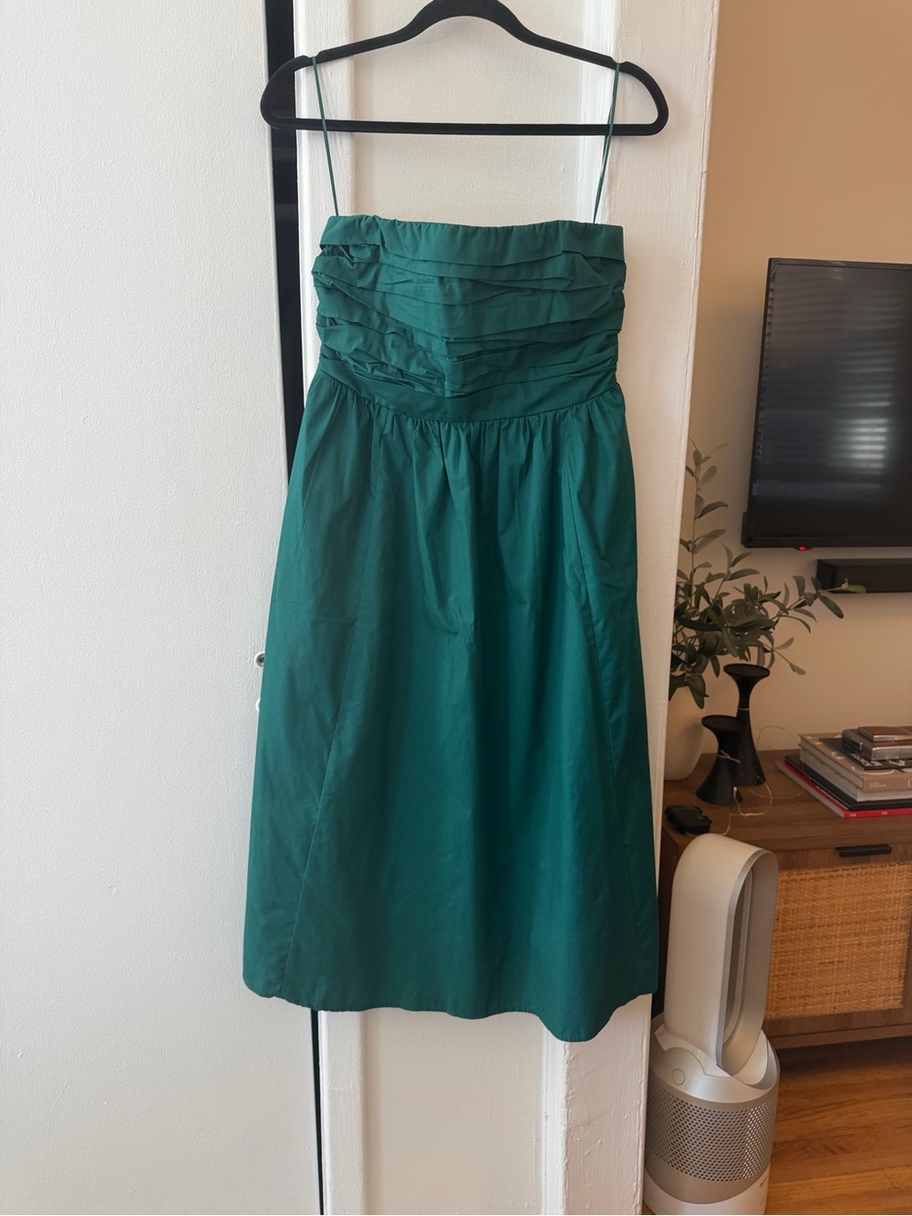 Abercrombie Green Strapless Dress